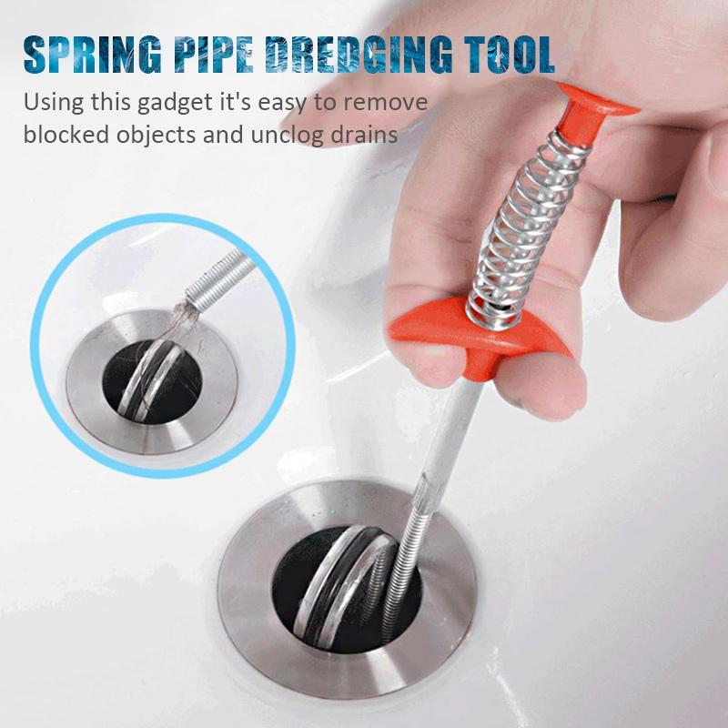 2 ps Spring Pipe Dredging Tool