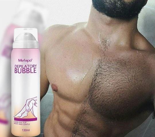 BUBBLE DEPILATORY PAINLESS HAIR REMOVER بخاخ مزيل للشعر