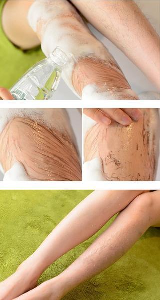 BUBBLE DEPILATORY PAINLESS HAIR REMOVER بخاخ مزيل للشعر