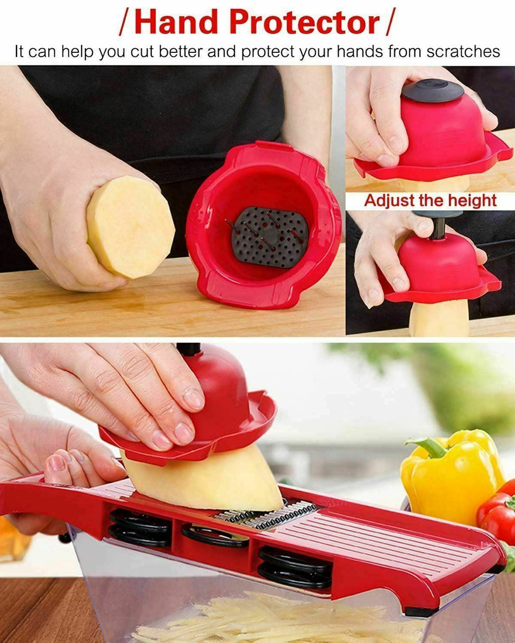 MANDOLINE SLICER FRUITS AND VEGETABLES CUTTER