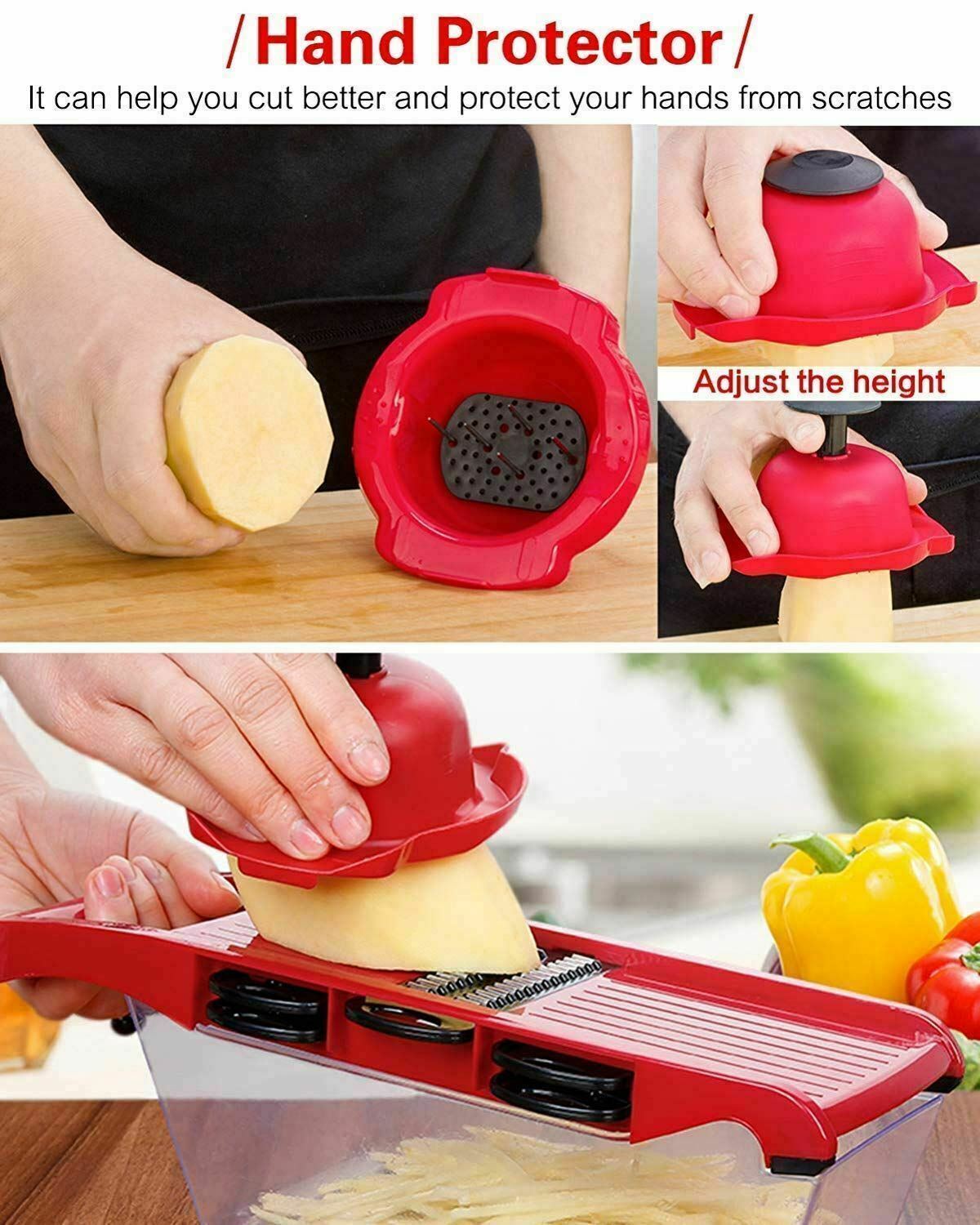 MANDOLINE SLICER FRUITS AND VEGETABLES CUTTER